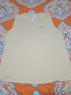 lululemon athletica Beige Muscle Tee